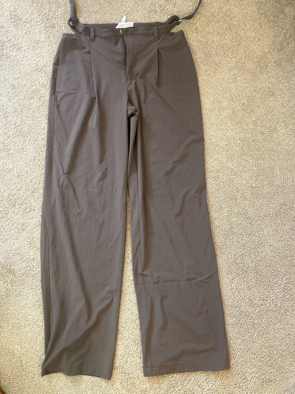 ALO Yoga Women's Wide-Leg Dress Pants - Charcoal